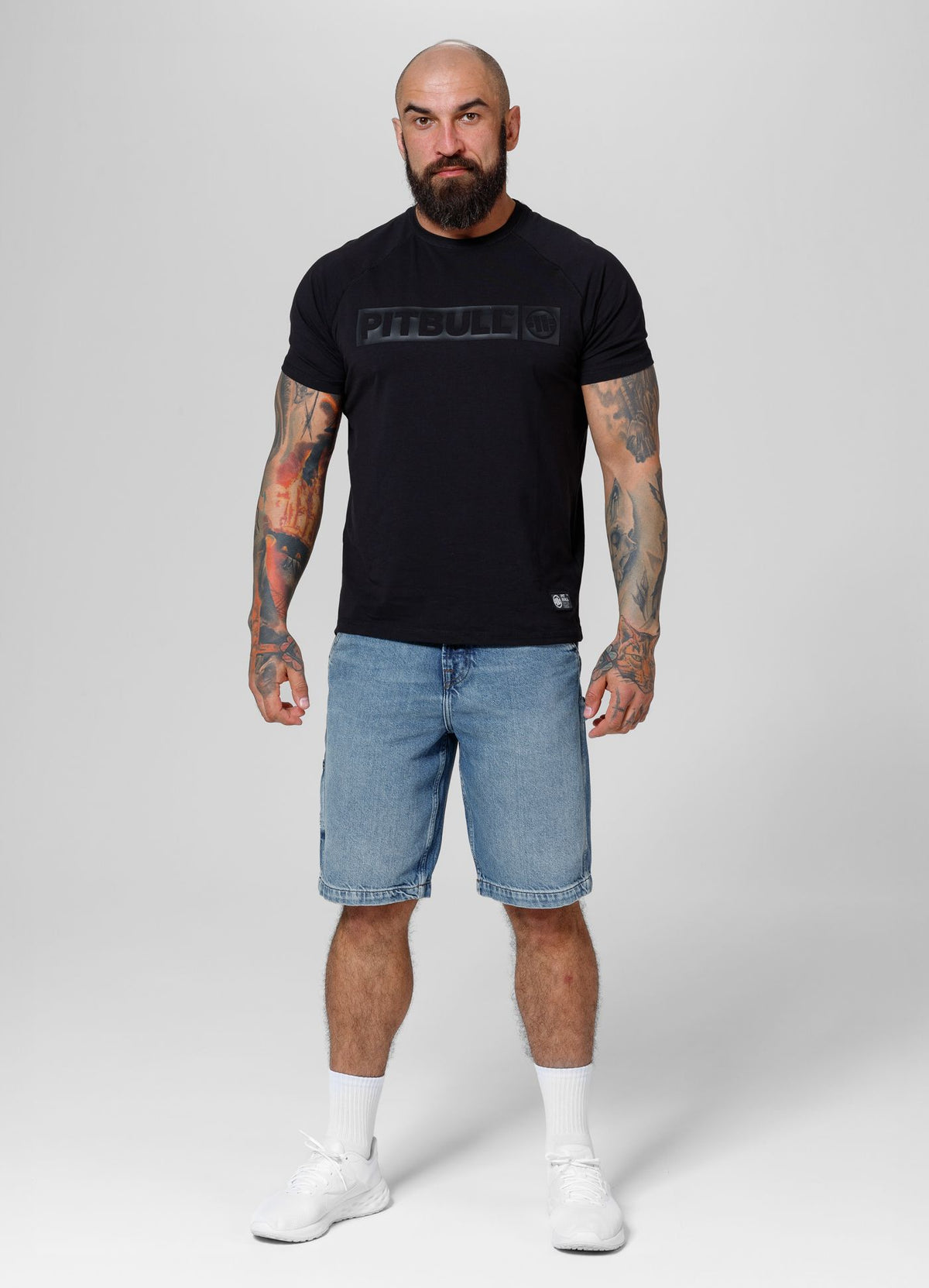 CARPENTER Jeansshorts in Blau