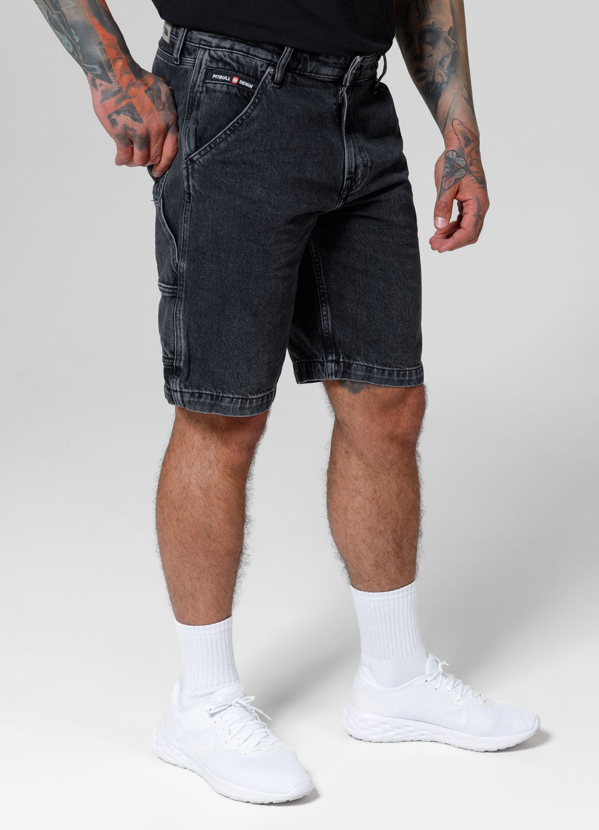 CARPENTER Schwarze Jeansshorts aus Denim