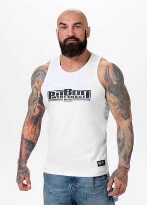 RIB BOXING Weißes Tanktop