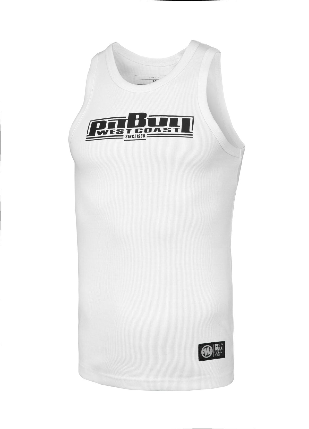 RIB BOXING Weißes Tanktop