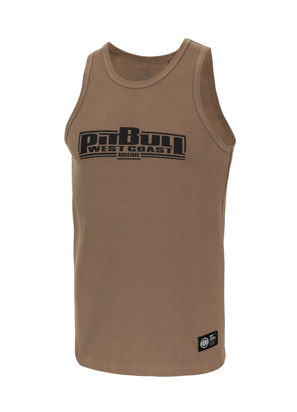 RIB BOXING Tanktop in Coyote-Braun