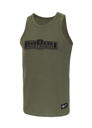 RIB BOXING – Olivgrünes Tanktop