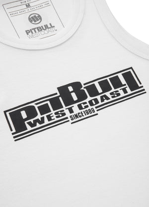 RIB BOXING Weißes Tanktop