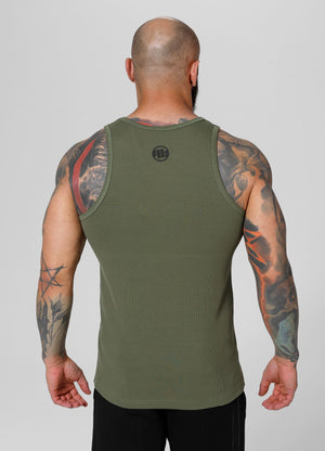 RIB BOXING – Olivgrünes Tanktop