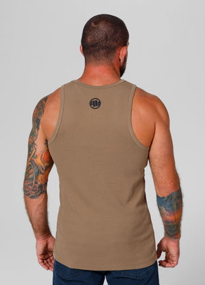 RIB BOXING Tanktop in Coyote-Braun