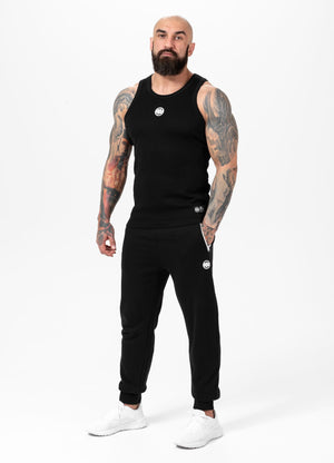 Schwarzes Tanktop mit kleinem RIB-LOGO