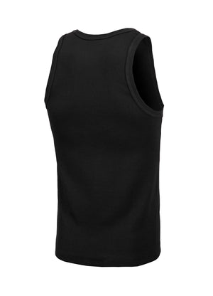 Schwarzes Tanktop mit kleinem RIB-LOGO