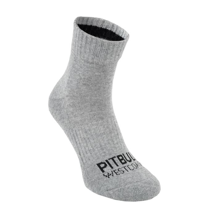 Low Ankle Socks TNT 3pack Grey - Pitbull West Coast International Store 