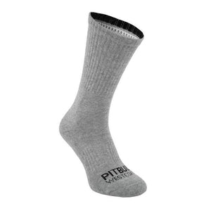 Socks Crew TNT 3pack Grey - Pitbull West Coast International Store 